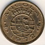 Angolan Escudo - 1 Escudo - Angola - 1972 - Bronze - KM# 76 - 26 mm - 0